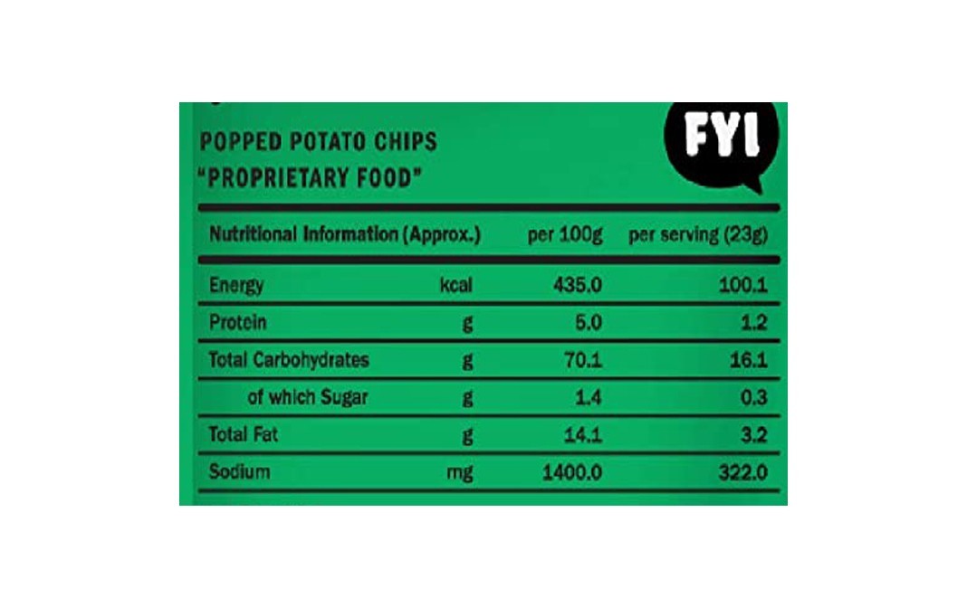 BRB All's Bhel Potato Popped Chips   Pack  23 grams